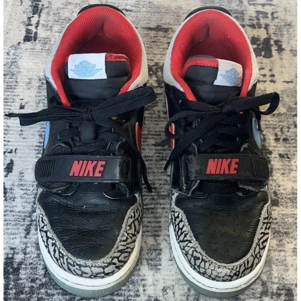 Nike Air Jordan Legacy 312 Low GS Y7 Chicago Flag Black‎ Blue Cement CD9054-004